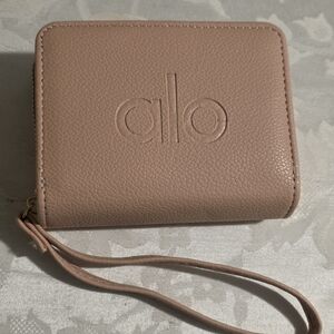 ALO Pink Wallet with Wrist Strap